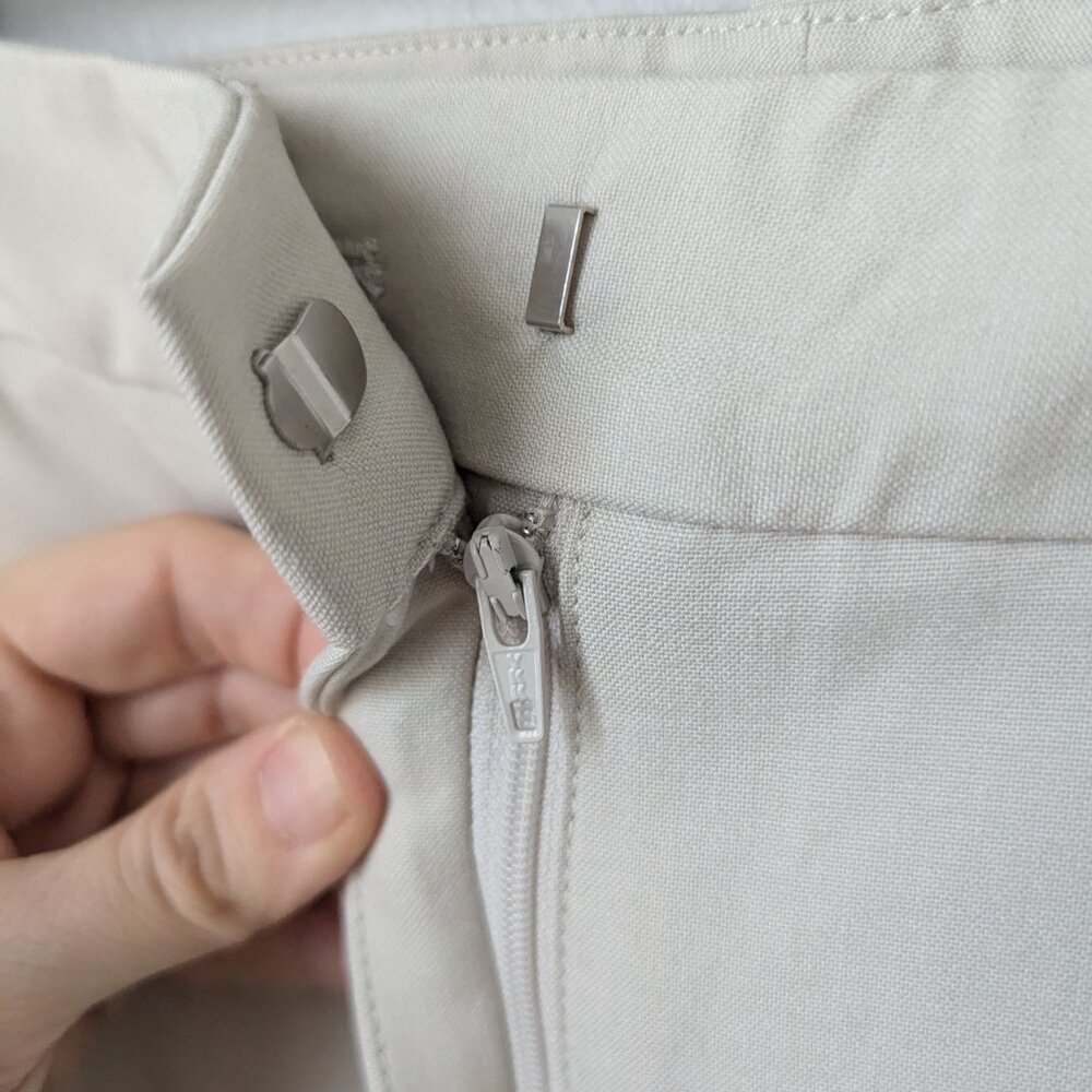 NWT Talbots Heritage Wide Leg Tan Trousers, 14W - Picture 3 of 5